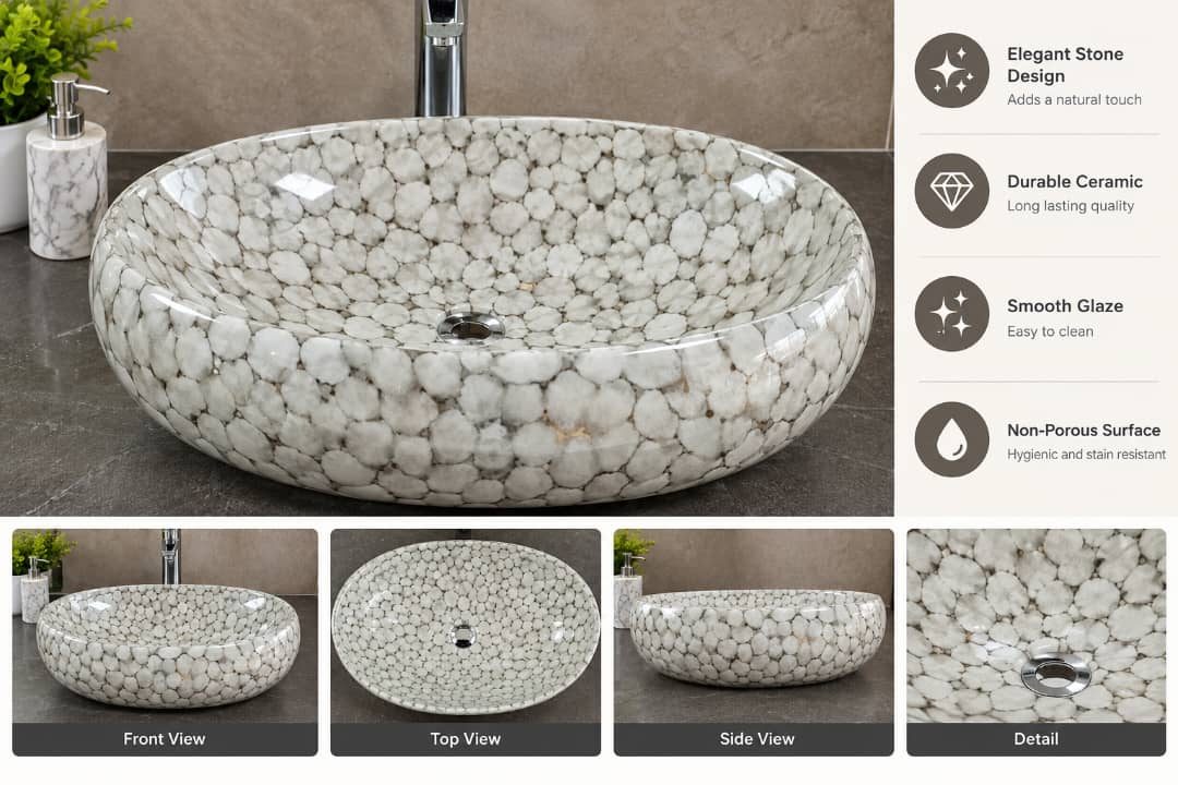 CERAMIC BASIN  - 396-1