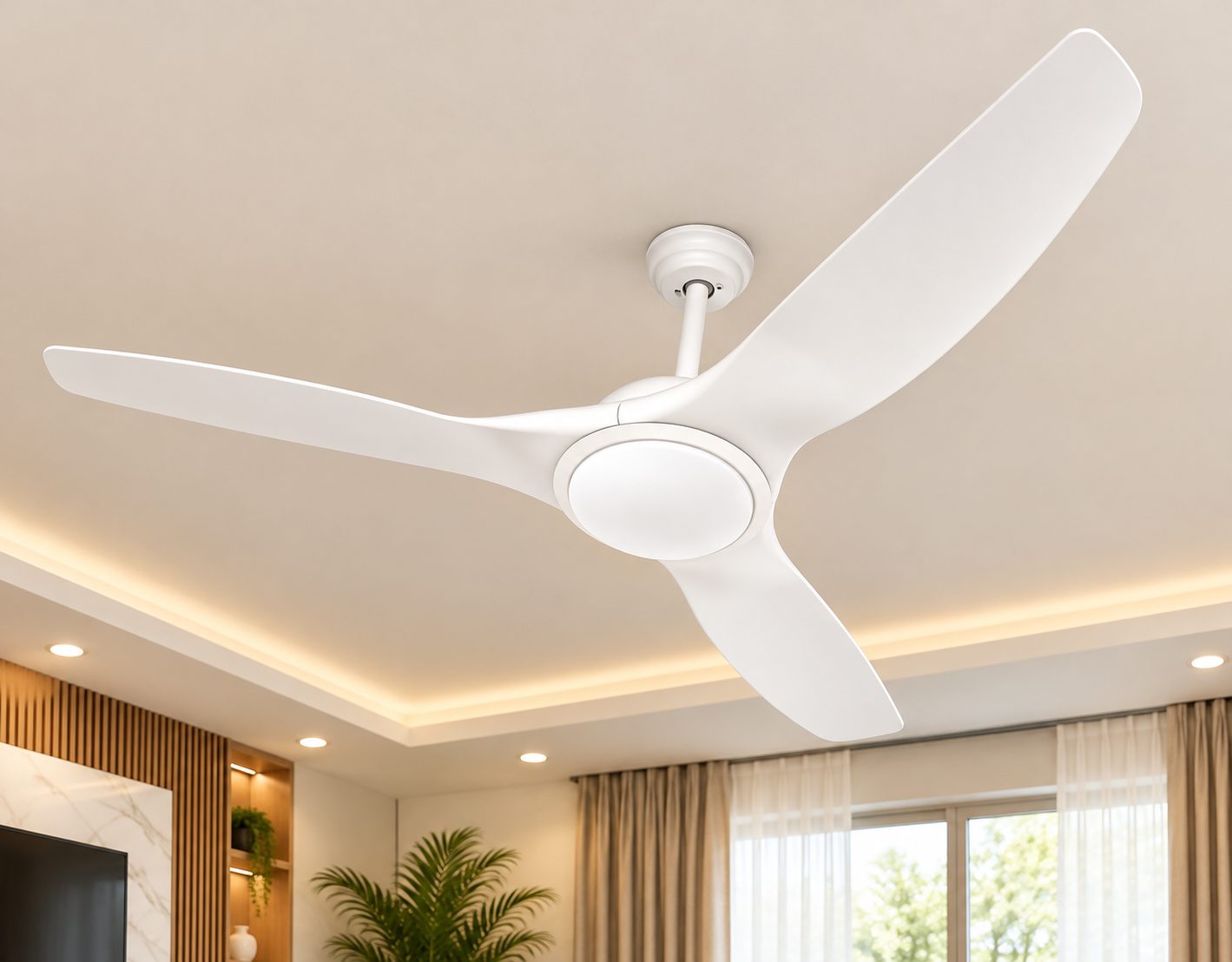 CEILING FAN - 1810WH - WHITE