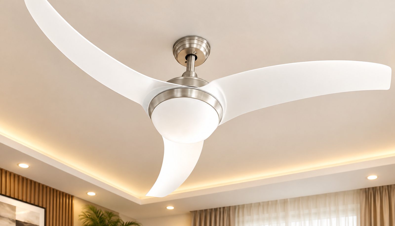 CEILING FAN -  2242 - SAND NICKEL