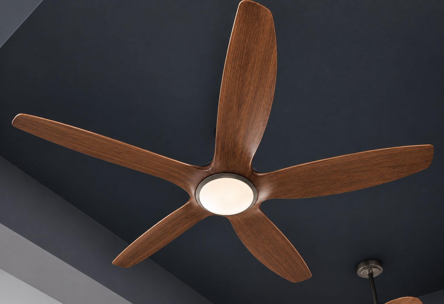 CEILING FAN - 9015 - BLACK+WALNUT