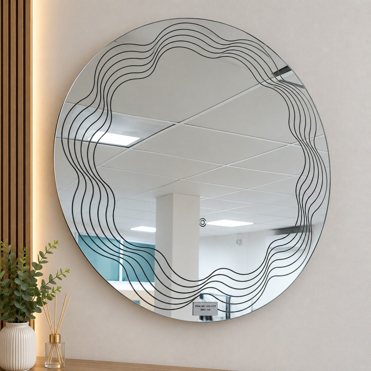 ROUND DESIGNED MIRROR LED-1177