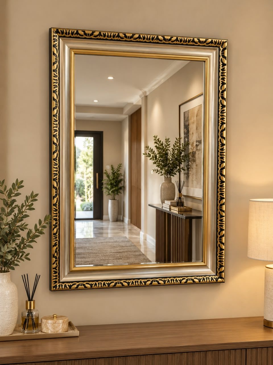 BLACK & GOLD MIRROR ITEM NO.903