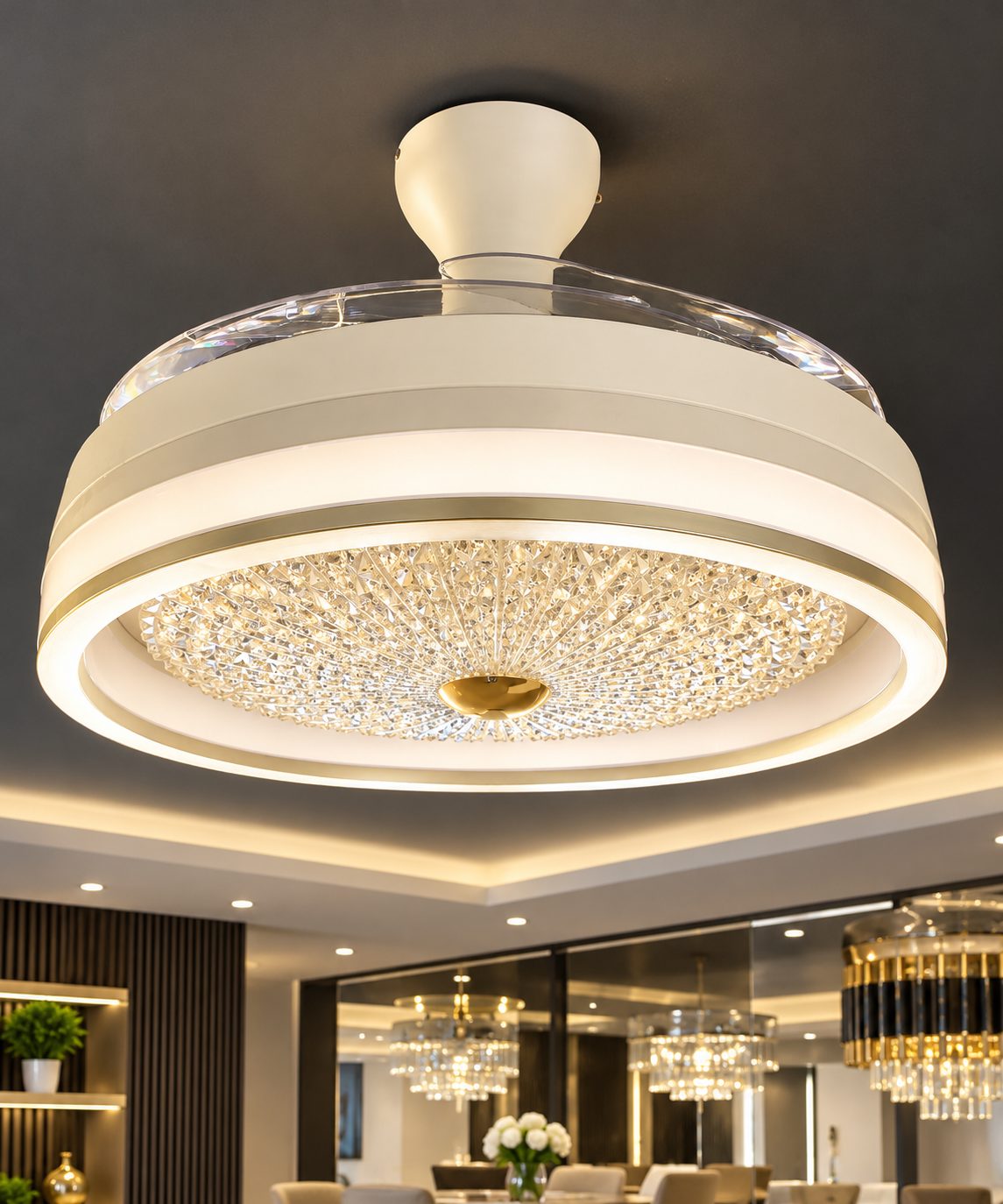 FAN LIGHT - 33058 - WHITE