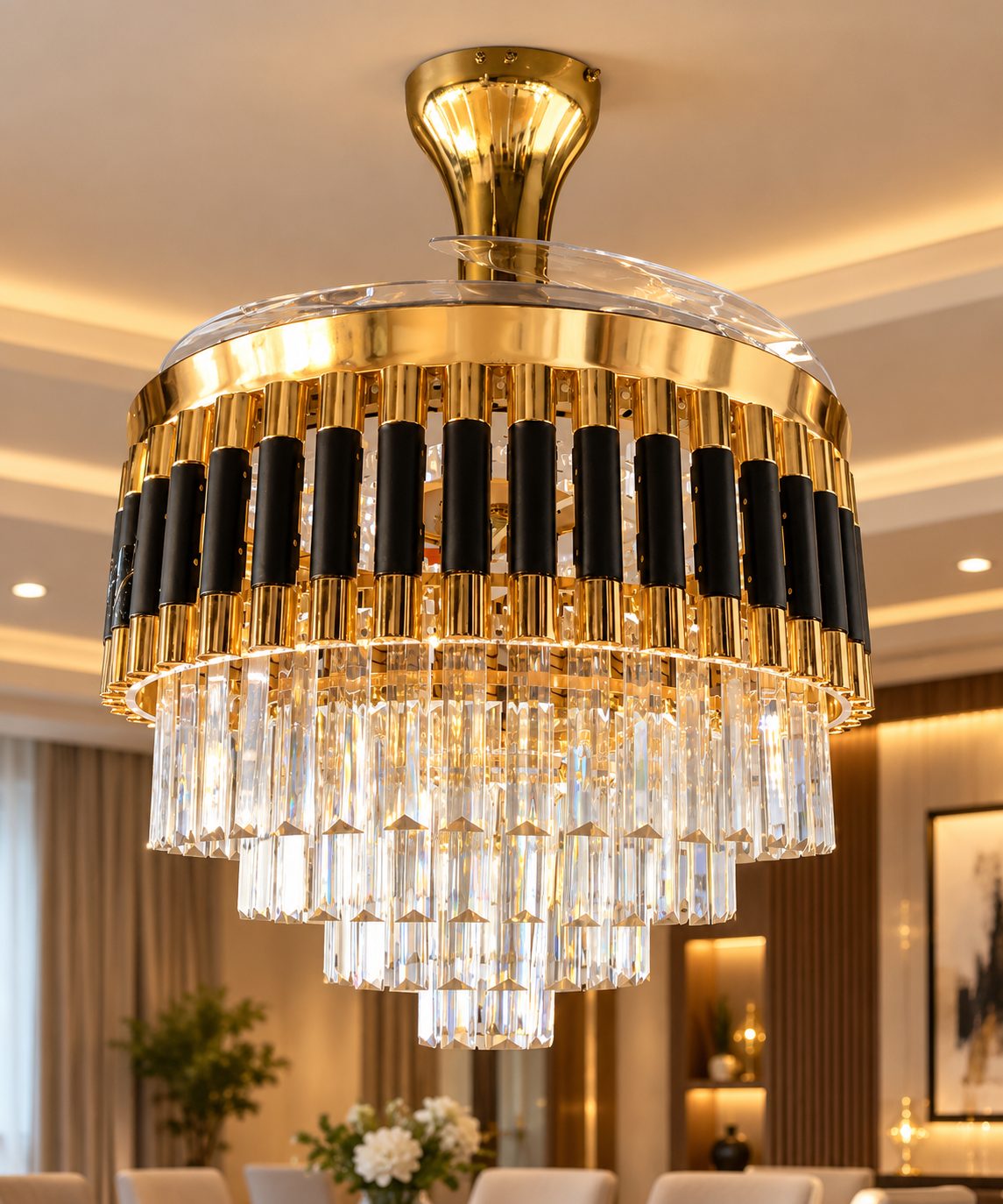 FAN LIGHT - 33069 - GOLDEN