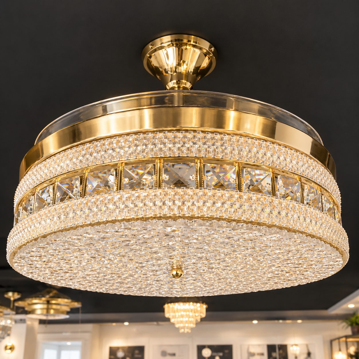 FAN LIGHT - 33073 - GOLDEN