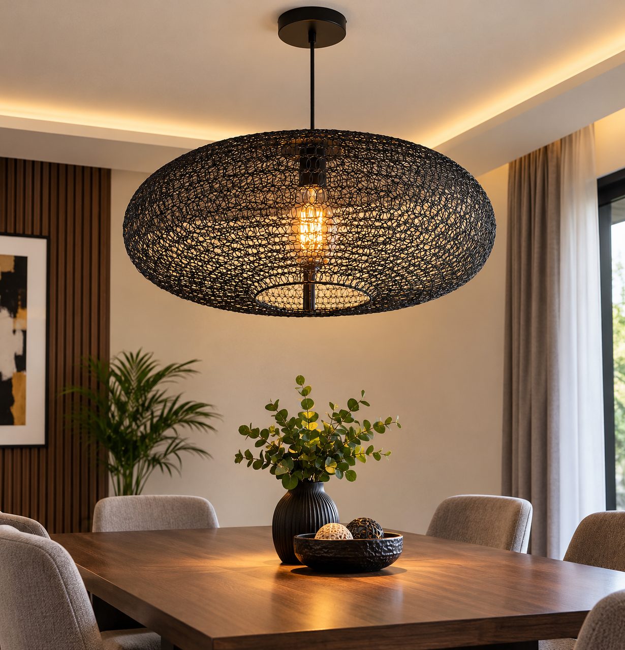 RATTAN LIGHT - RAT26 - 500MM