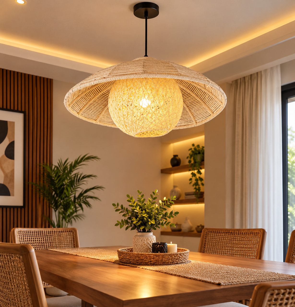 RATTAN LIGHT - RAT22 - 400MM