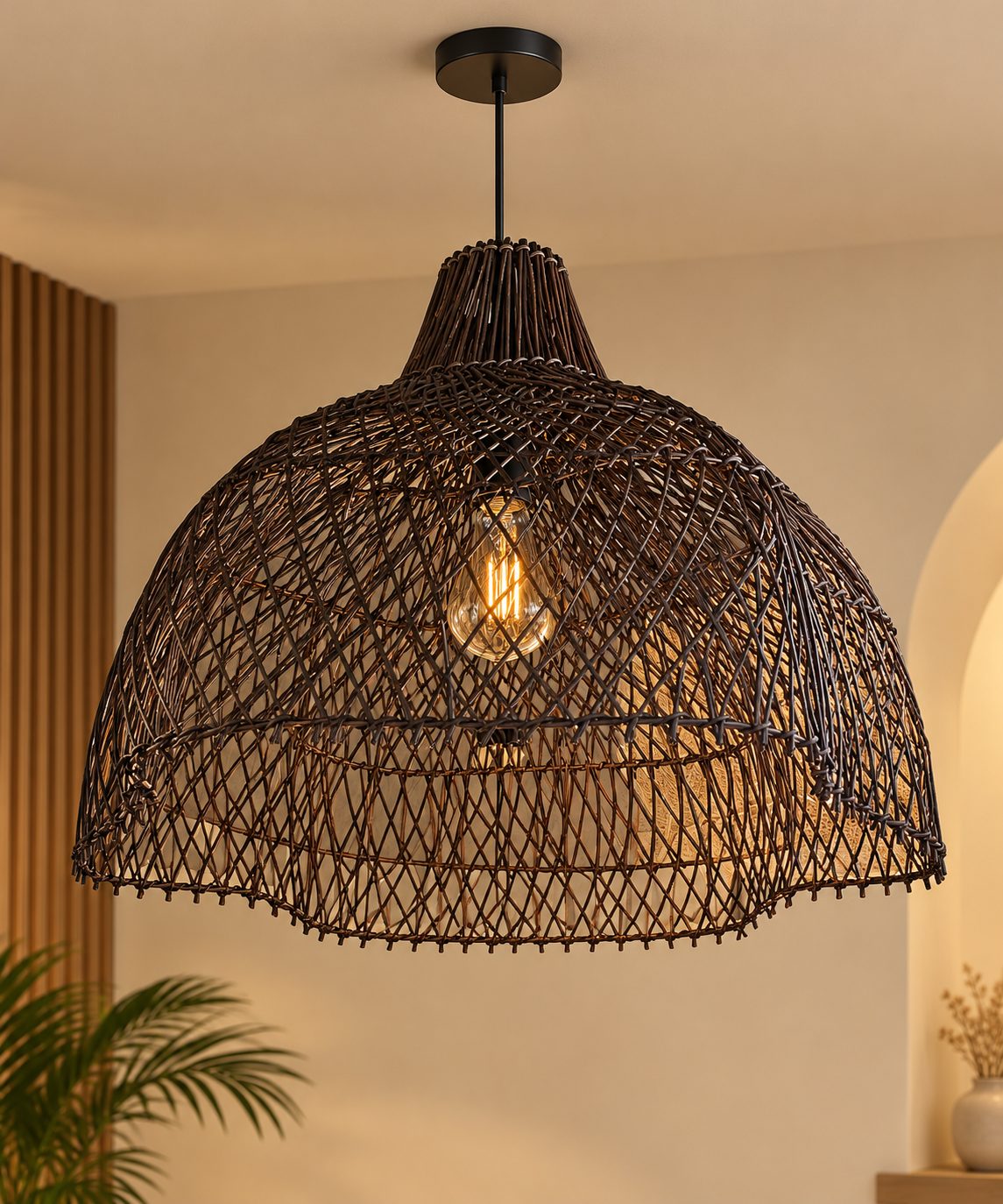 RATTAN LIGHT - RAT24 - 600MM
